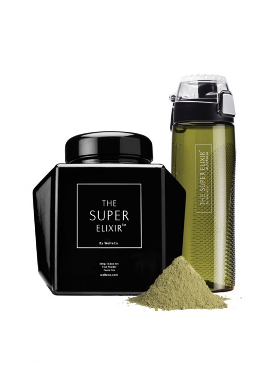 THE SUPER ELIXIR ALKALISING FORMULA CADDY 300гр & HYDRATOR BOTTLE 700мл