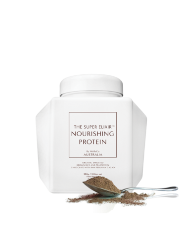 THE SUPER ELIXIR NOURISHING PROTEIN CHOCOLATE WHITE CADDY 300гр